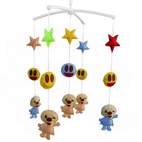 Halloween Decor Cartoon Monsters Baby Musical Crib Mobile Infant Toy Gift Crib Mobile