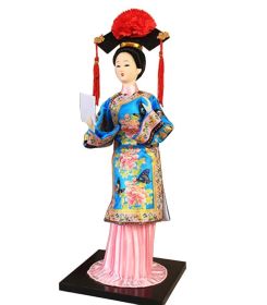 Traditional Chinese Silk Figurine Chinese Ancient Costume Doll Silk Doll #08