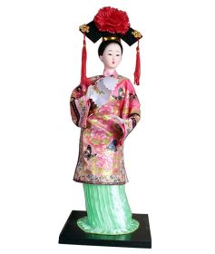 Traditional Chinese Silk Figurine Chinese Ancient Costume Doll Silk Doll #09