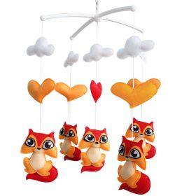 [Squirrels] Baby Boy & Girl Bedding Rattle Toy, Crib Mobile, Hanging Gift