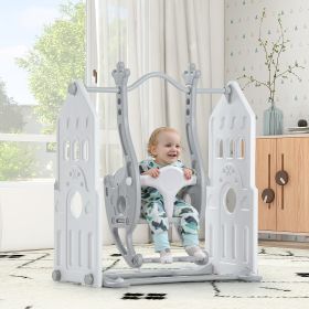 Toddler Swing Set, Kids Freestanding Swing Playset Indoor & Outdoor Baby Swing Set