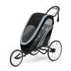 CYBEX ZENO Multisport Running Trailer Frame with Seat Pack in All Black