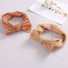 3-Piece Set Infant Baby Elastic Headband Jacquard Wide-Brimmed Nylon Bow Children's Hair Band