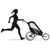 CYBEX ZENO Multisport Running Trailer Frame with Seat Pack in All Black