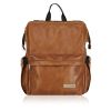 Hannah & Sophia Soho Traverse Diaper Backpack, Cognac