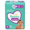 Pampers Cruisers Active Fit Taped Diapers Size 4, 22 Count