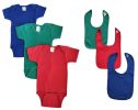 Unisex Baby 6 Pc Onezies