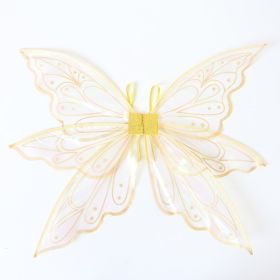 Holiday Party Performance Props Butterfly Fairy Wings (Option: Gold-Children And Adults)