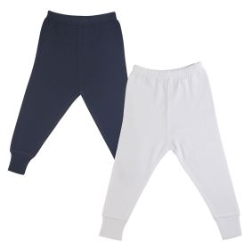 Long Pants - 2 pc (Color: White/Pink, size: small)