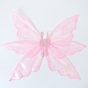 Holiday Party Performance Props Butterfly Fairy Wings (Option: Pink-Children And Adults)