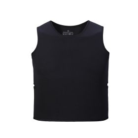 Fashion Inner Match Outer Wear Vest Pressure (Option: Black-S)