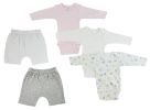 Infant Girls Long Sleeve Onezies and Pants