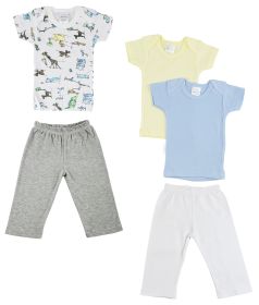 Infant Girls T-Shirts and Track Sweatpants (Color: Grey/White, size: large)