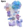 Cartoon Baby Girl Hair Clips Cute Bear Children Hairpin Bowknot Knitted Flower Kids Barretees Baby Hair Accessories