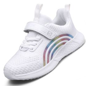 Child Leisure Non-slip Breathable Tenis Walking Sports Shoes Kids Teens Casual Mesh Sneakers Girls Boys Fashion Running Trainers (Color: TNM903868-1, size: 33)