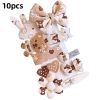 Cartoon Baby Girl Hair Clips Cute Bear Children Hairpin Bowknot Knitted Flower Kids Barretees Baby Hair Accessories