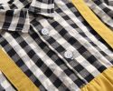 Baby Boy 1pcs Plaid Pattern False 1 Pieces Design Lapel Bodysuit Onesies