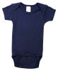 Navy Interlock Short Sleeve Bodysuit Onezies