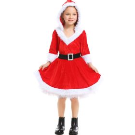 Christmas Girl Red Santa Claus Tulle Tutu Dress (Option: Red-XL)